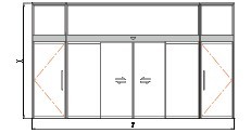 型材套品自动门原始资料图